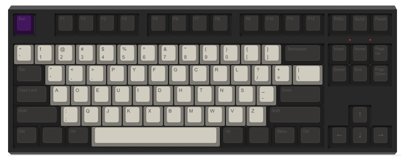 wasd keyboard design