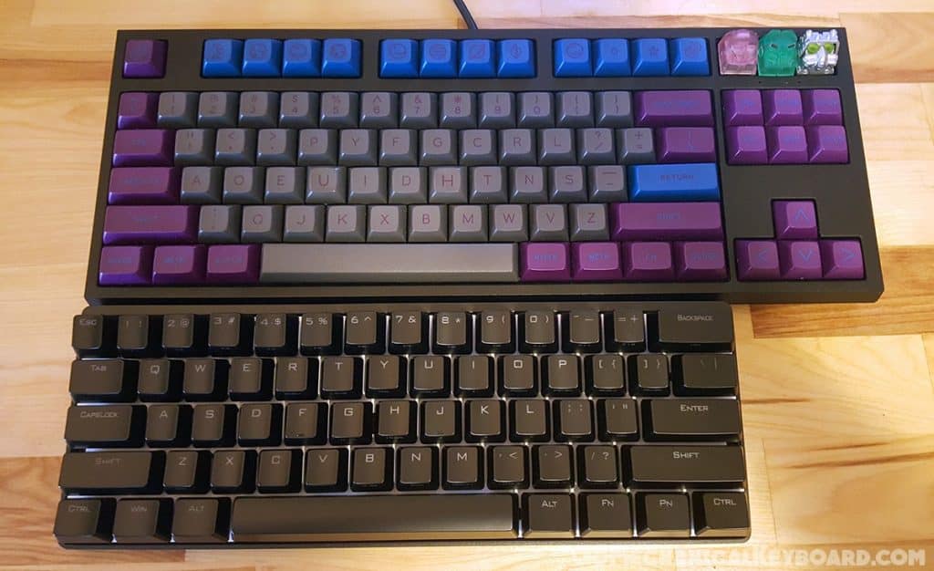 CODE 60% layout comparison