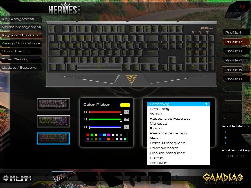 gamdias hera software