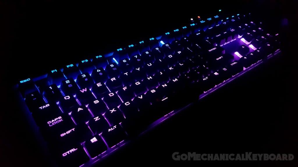 corsair k70 rgb backlights