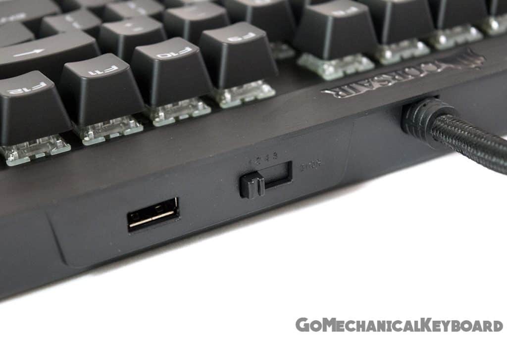 corsair k70 rgb rapidfire usb port