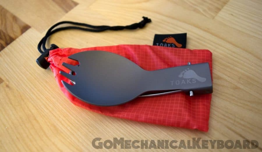 folding titanium spork