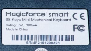 magicforce 68 label