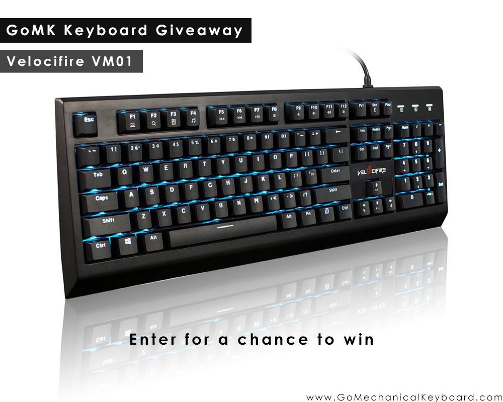 GoMK: Mechanical Keyboard Giveaway – Velocifire VM01 velocifire vm01 keyboard giveaway