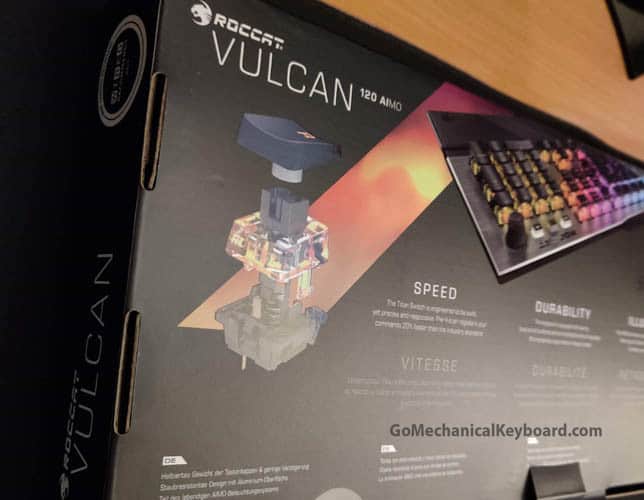 Roccat Vulcan 120 box bottom