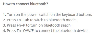 How to connect on RK61