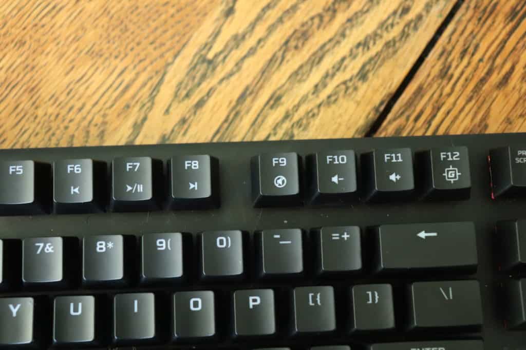 Secondary media keys